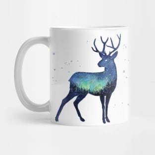 Reindeer with Galaxy Mug